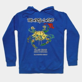 Maryland Blue Crab, Black-eyed Susan Hoodie